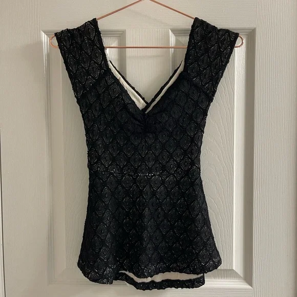 Anthropologie Deletta Lace Top - Picture 3 of 6